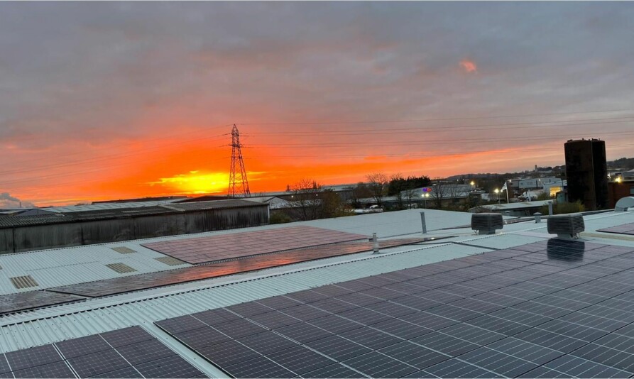 Rooftop view from print and display